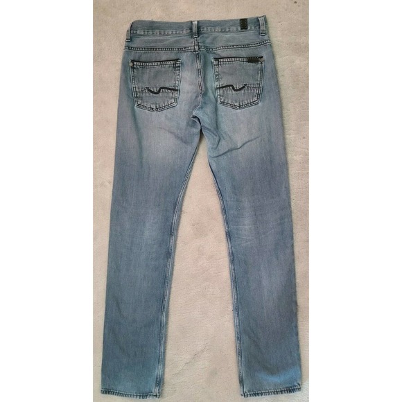 7 For All Mankind Chad Slim Fit Taper Mens Jeans Size 30 - Picture 3 of 4